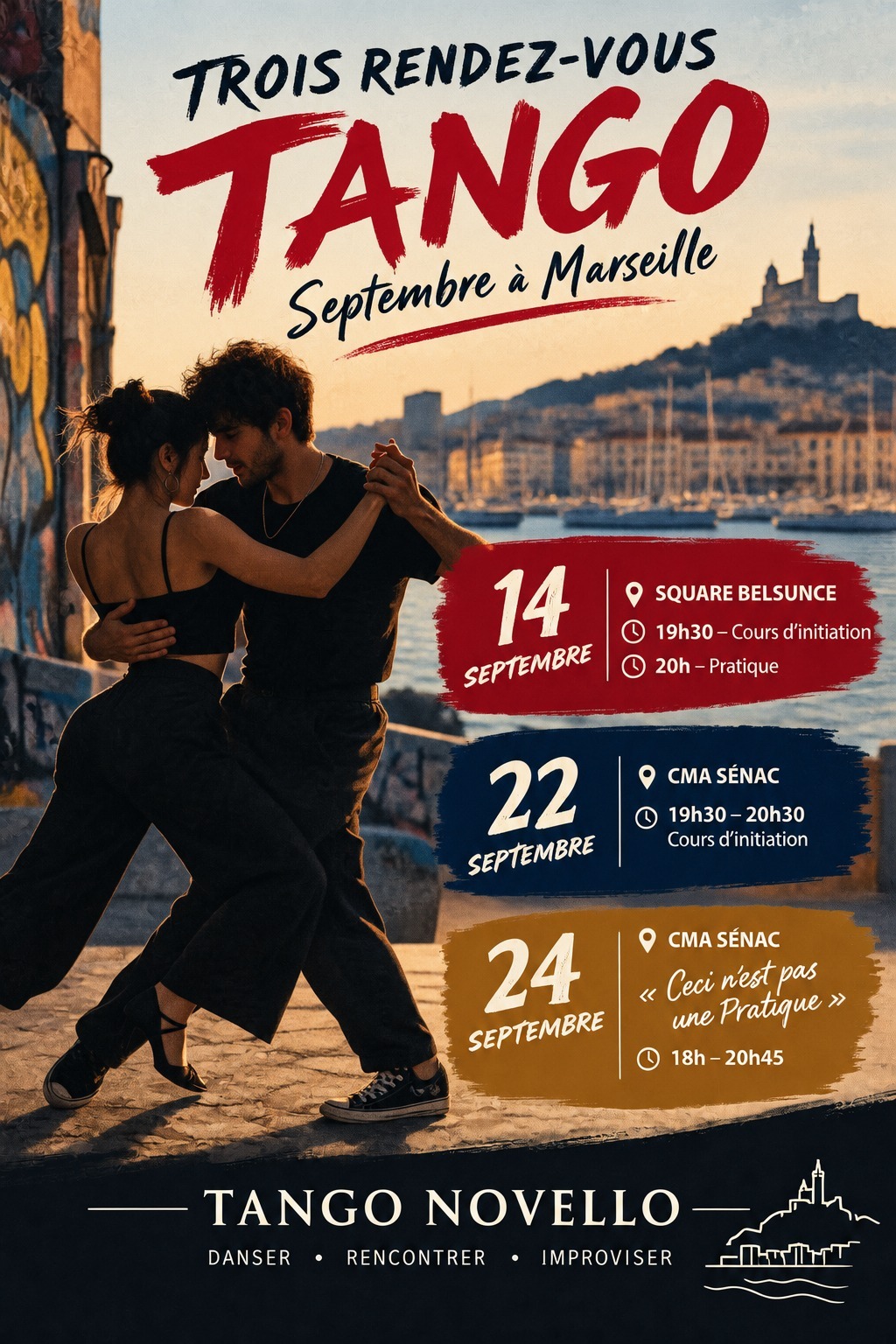 {été MQD} Tango Novello, We love Mondays – Tango