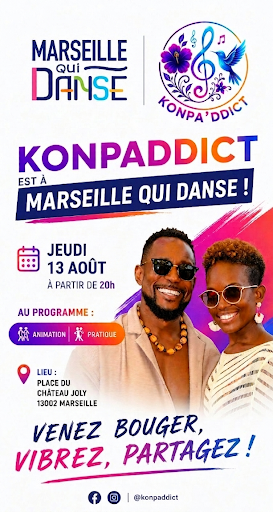 [Jeudi Mucem/ été marseillais] Konpa par Karibbean addict – Zouk / Konpa / Danses créoles