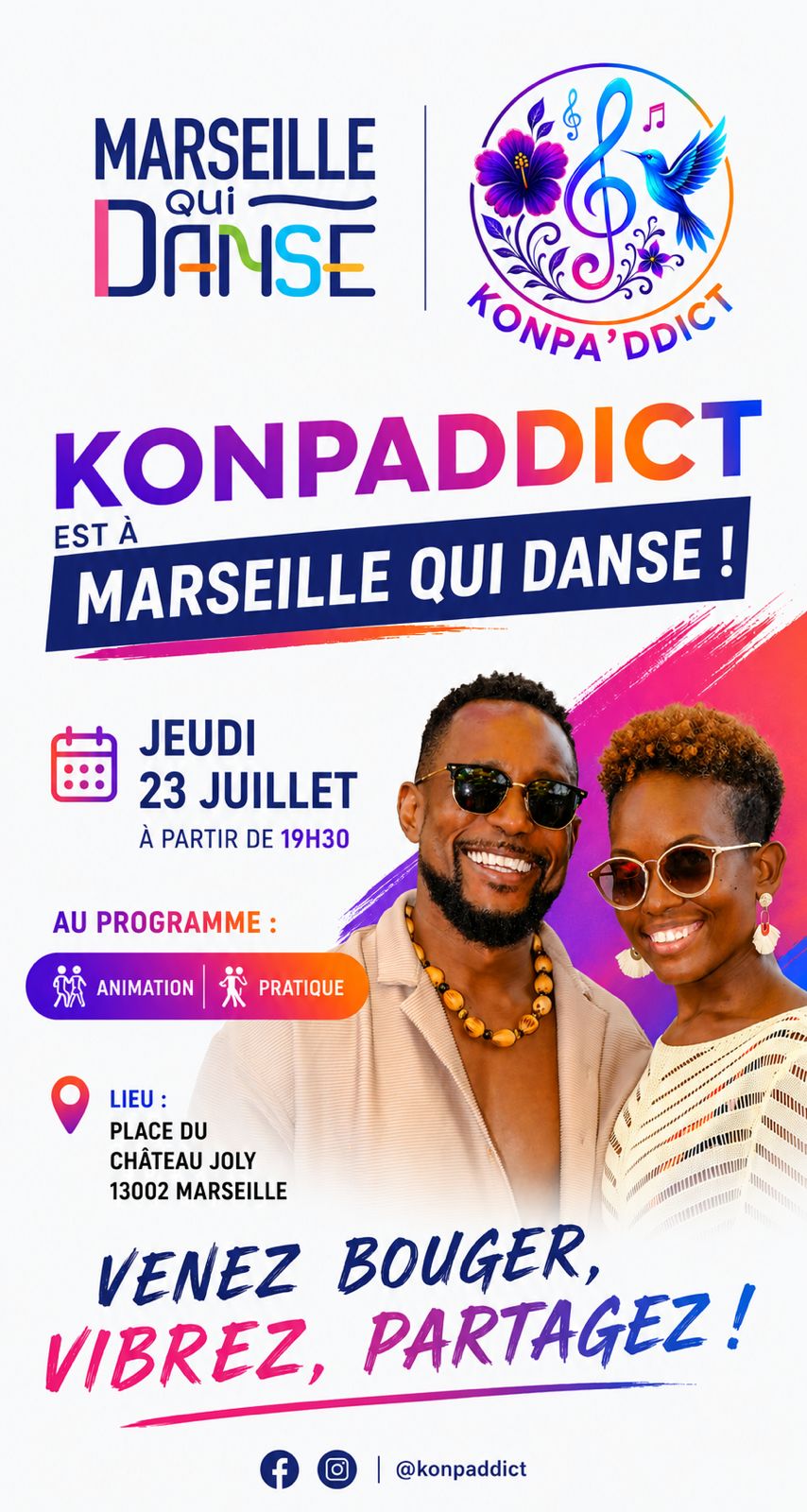 [Jeudi Mucem/ été marseillais] Konpa par Karibbean addict – Zouk / Konpa / Danses créoles